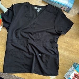 BLACK Grey’s Anatomy Scrub Top
